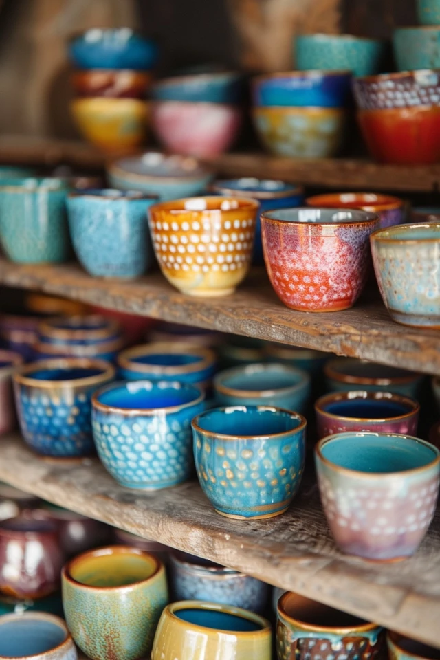 Colorful Painted Ceramics Ideas for Your Home