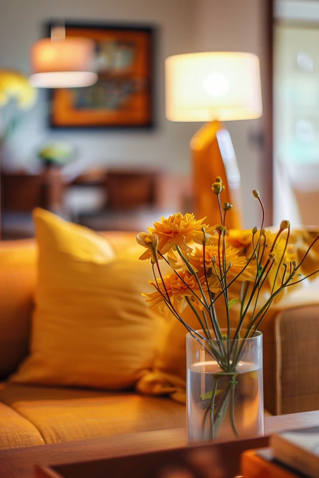 Infusing the Room with Yellow Accents