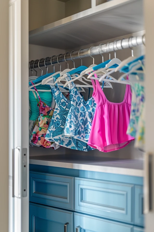 How to Store Swimsuits in a Closet
