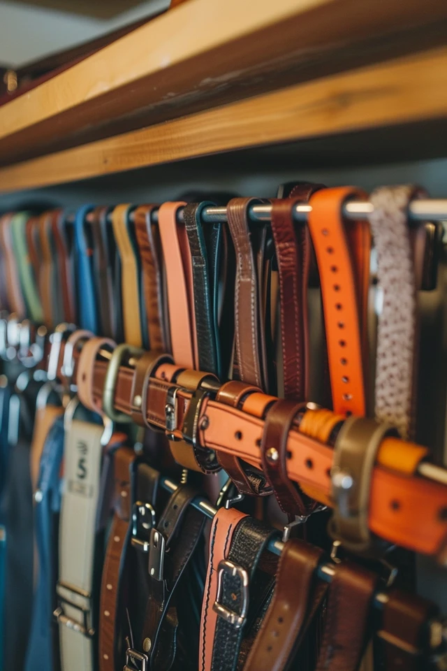How To Creatively Hang Belts For Easy Access
