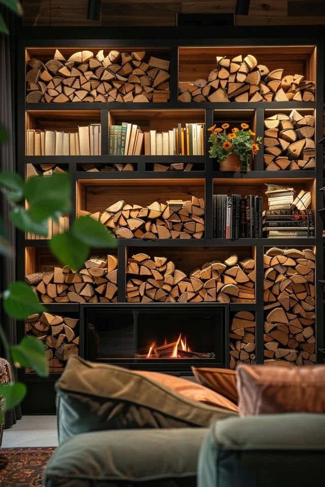 Cozy Fireplace Bookshelf Ideas for Your Home