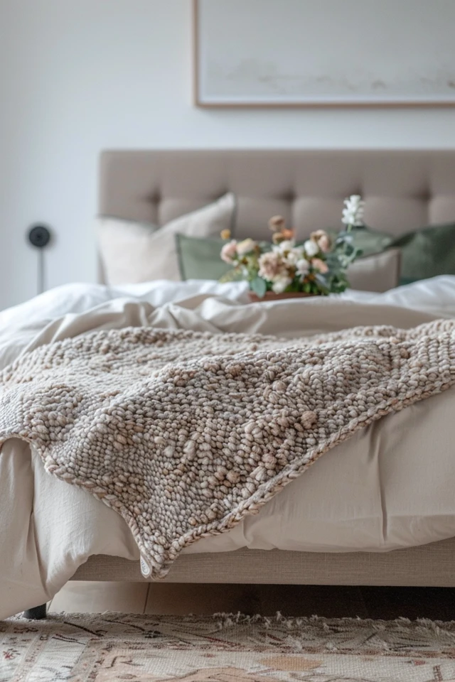 Tips for Positioning a Rug Under Your King Bed