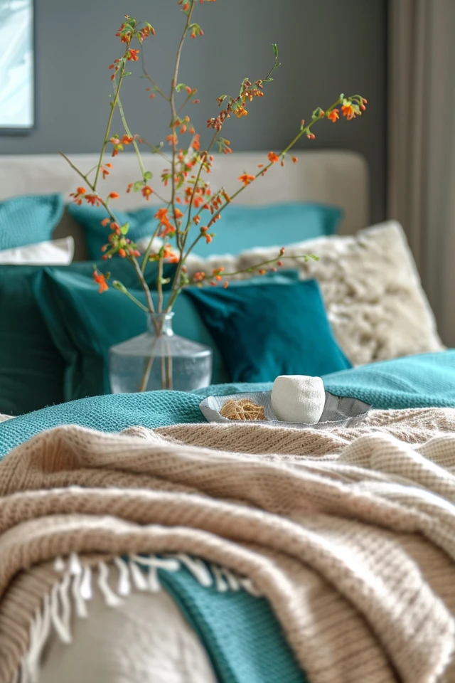 Teal and Grey Bedroom Ideas for a Chic Space