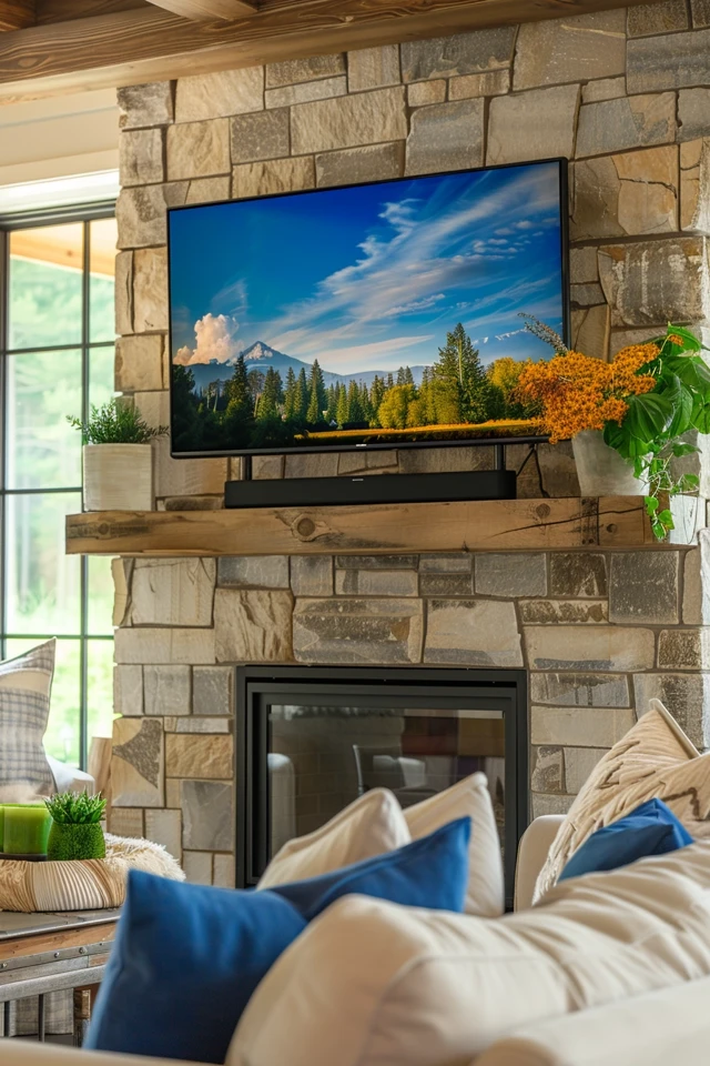 Considerations for Mounting a TV Above a Fireplace