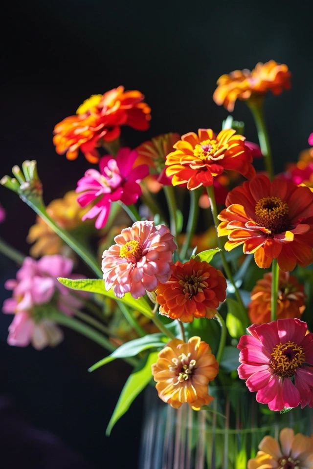 How To Cut Zinnias For A Vase: Fresh Flower Arrangement