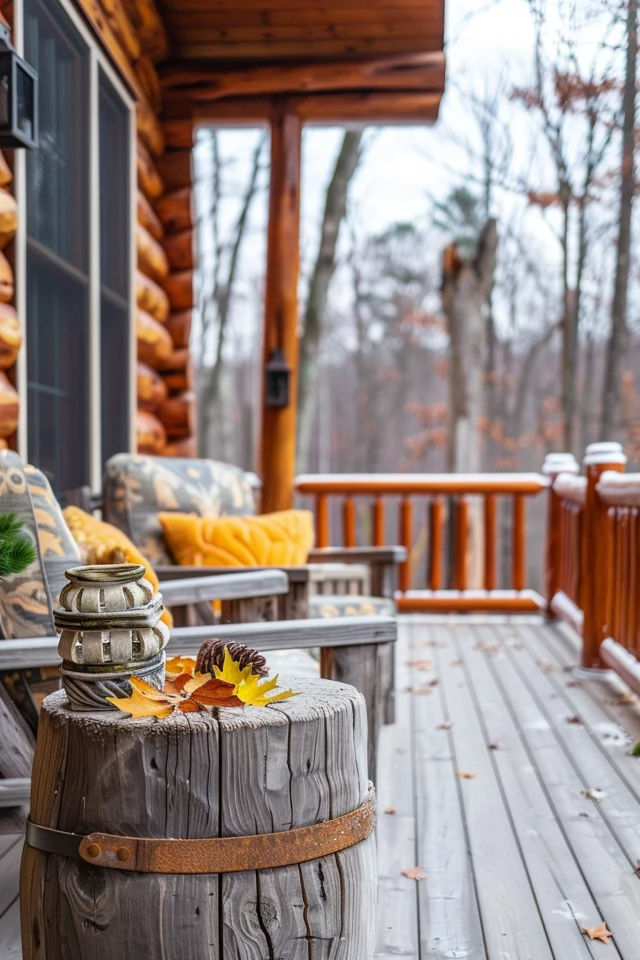 Opt for Cozy Deck Decor