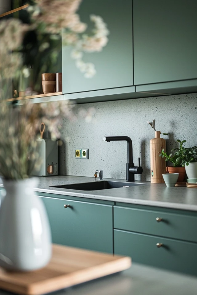 Sleek Cabinet Design and Hardware Choices