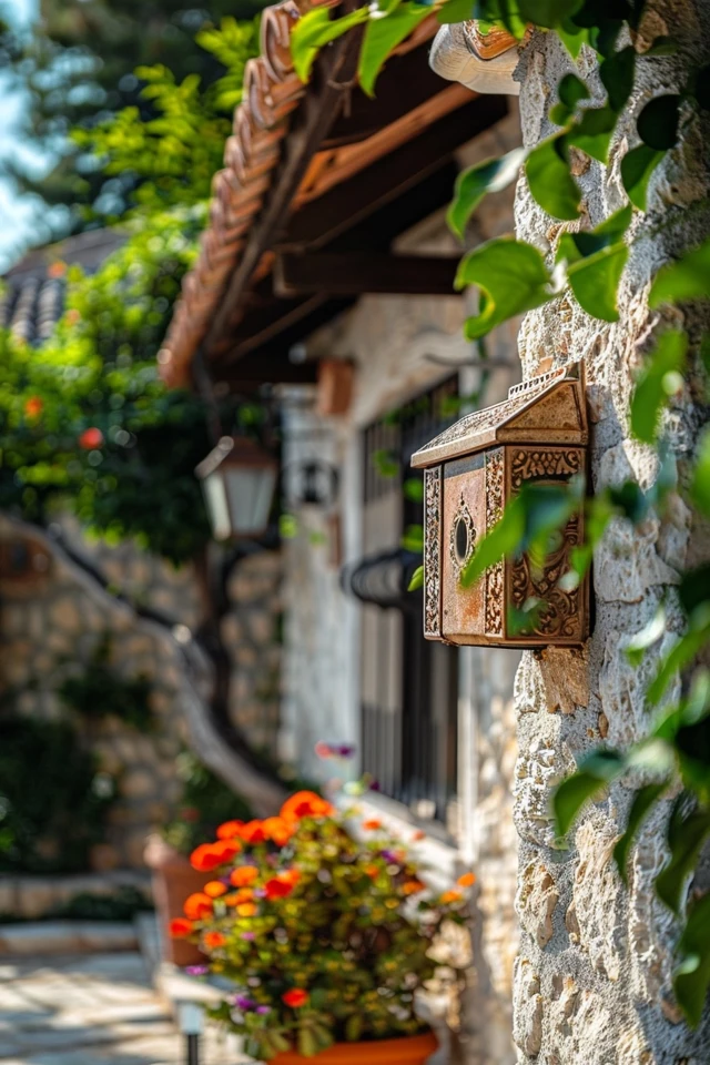 Charming Residential Stone Mailbox Ideas for Homes