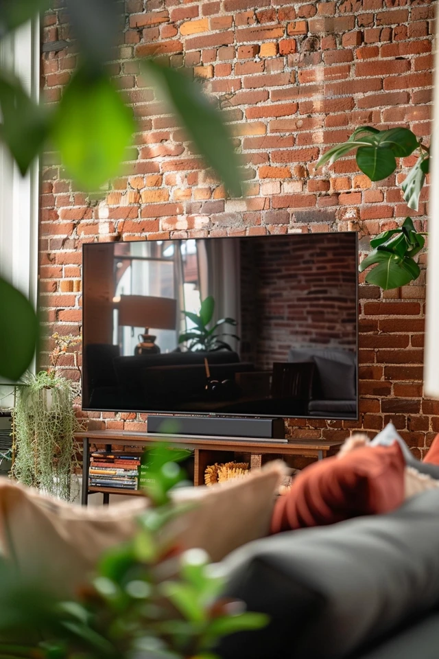 How To Put TV On Wall Without Holes: Damage-Free Options - photo 2
