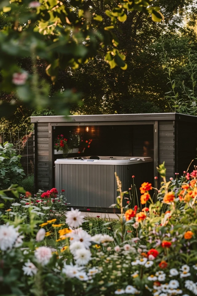 Cozy Hot Tub Shed Ideas for Your Backyard Bliss