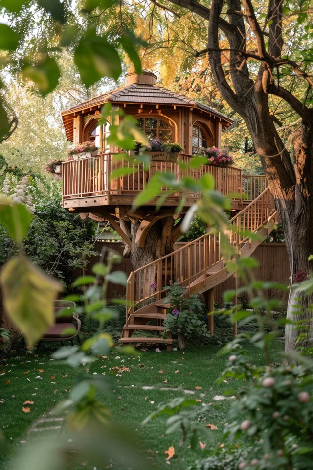 Treehouse – Creative Roof Ideas for Your Backyard