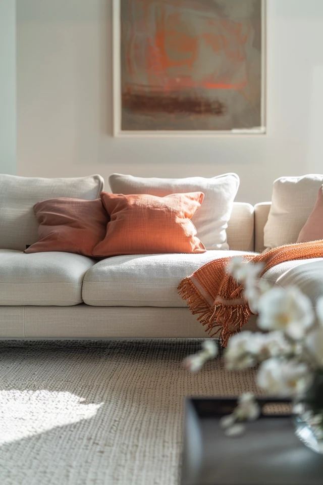 Accessorize with pillows and throws