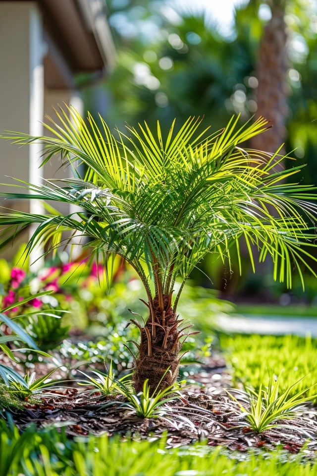 Coastal Landscaping Ideas with Pygmy Date Palms