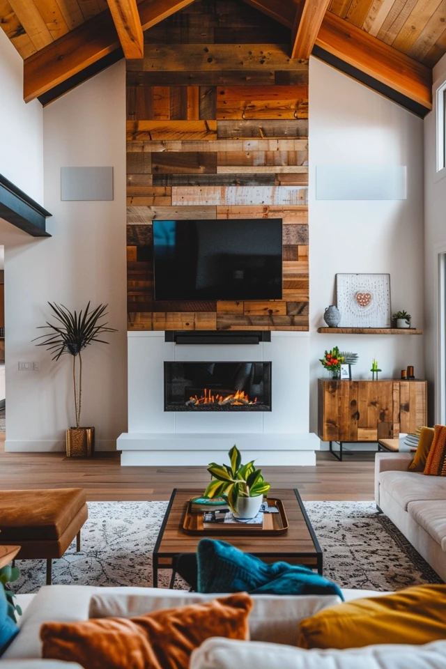 Cozy Up with Vaulted Ceiling Fireplace Ideas