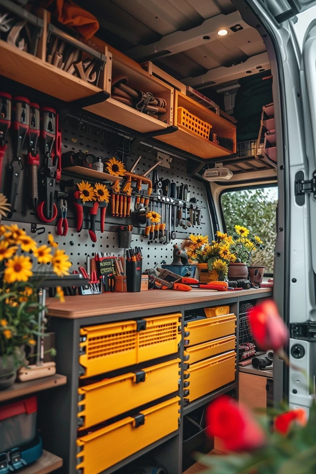 Maximizing Storage Efficiency with DIY Van Organization
