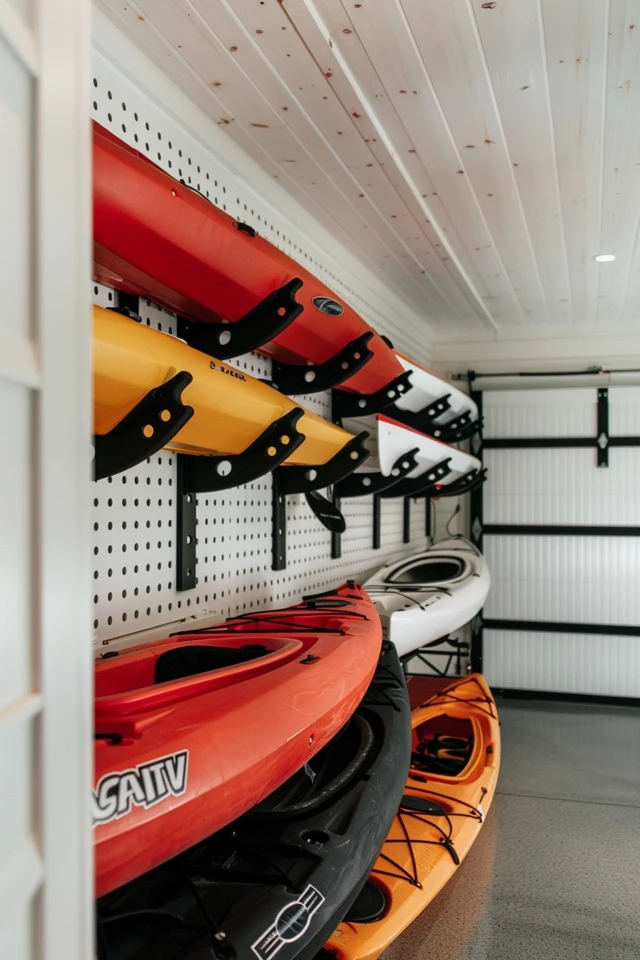 Benefits of Overhead Kayak Storage