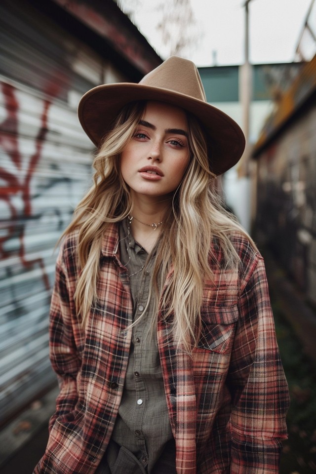 Trendy Bleached Flannel Styles