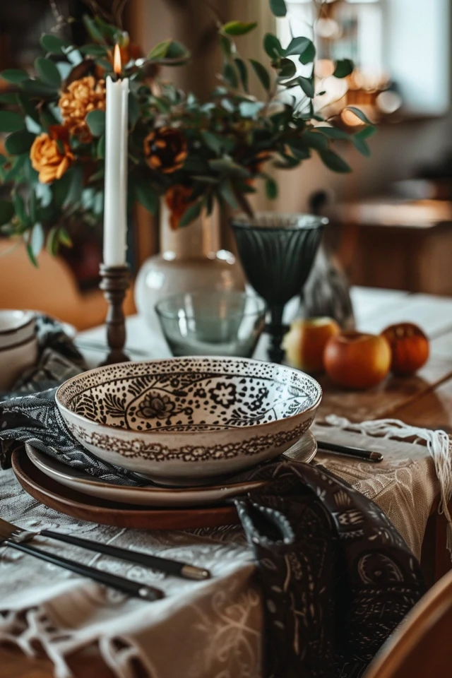 Bohemian Tableware: Dining in Style