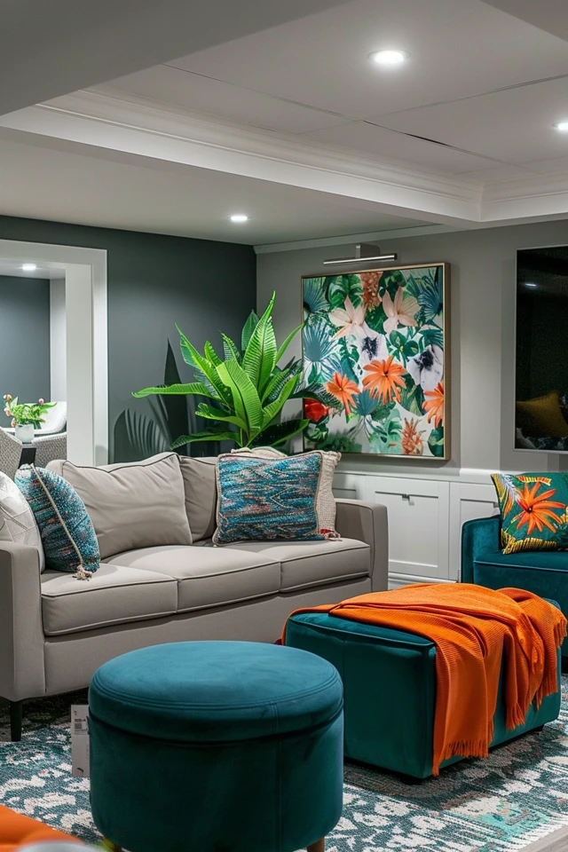 Stylish Ideas for Low Ceiling Basement Transformation