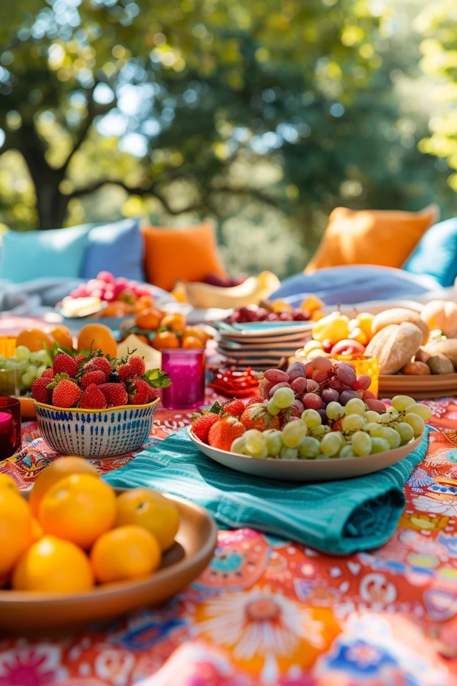 Colorful Picnic Recipes that Delight the Senses