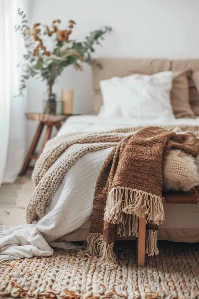 Cozy Rug Under Bed Ideas for Warm Bedrooms