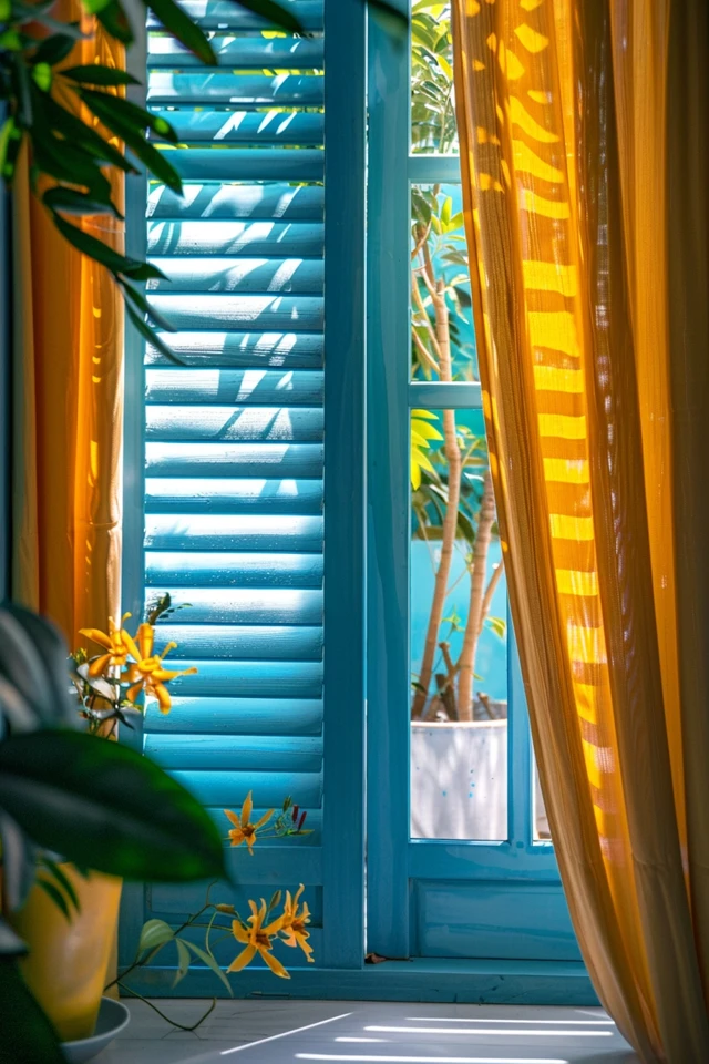 Tips for Perfectly Pairing Shutters and Curtains