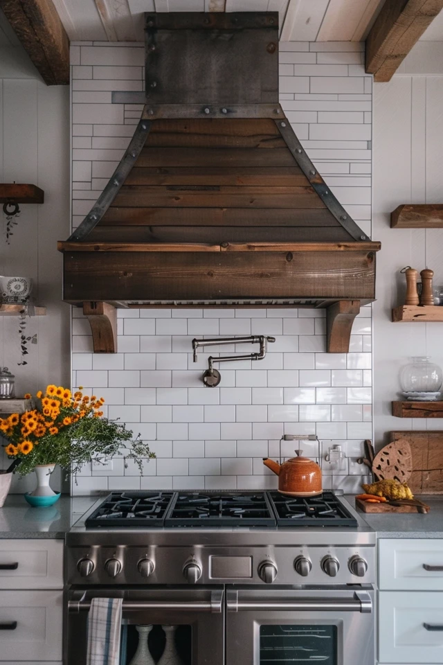 Beadboard Range Hood