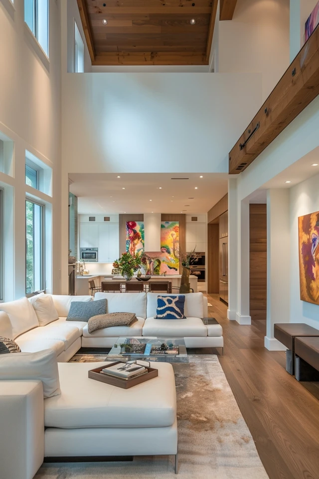 Incorporating Vertical Stripes or Painting Walls and Ceiling the Same Color