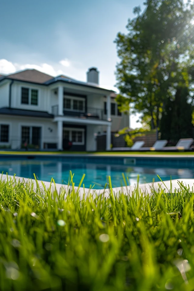 Creative Grass Ideas for Pool Landscaping