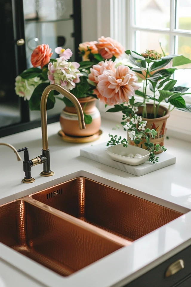 Durability and Functionality of Copper Kitchen Sinks