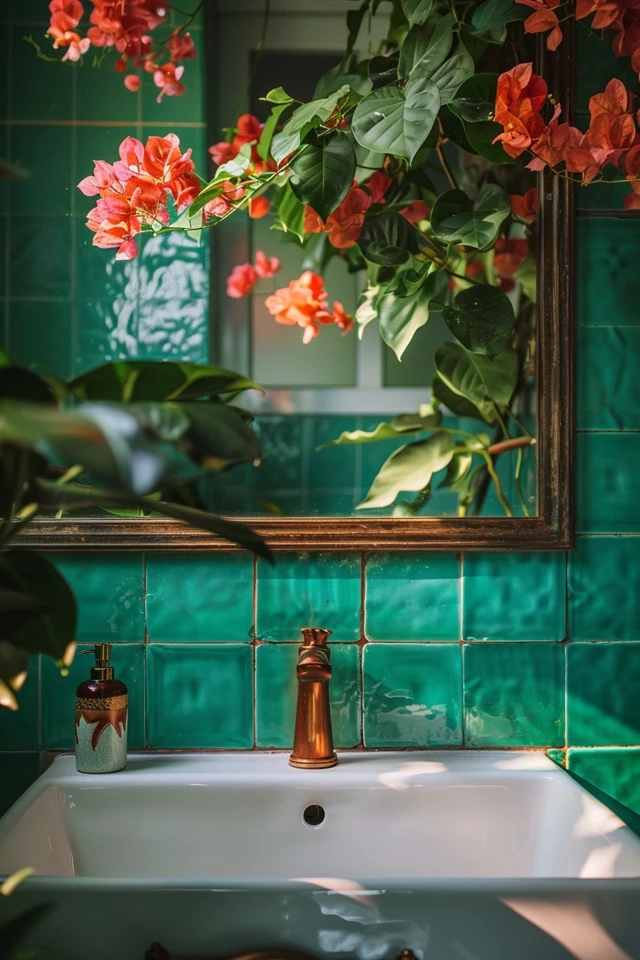 Colors and Elements in Spanish Bathrooms