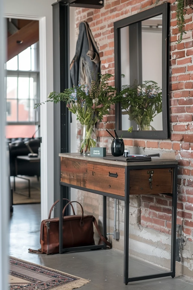 Industrial Entryway: Stylish First Impressions