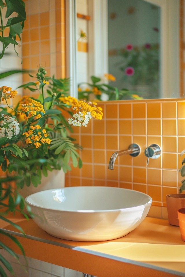 Add Warmth With Wood Bathroom Walls