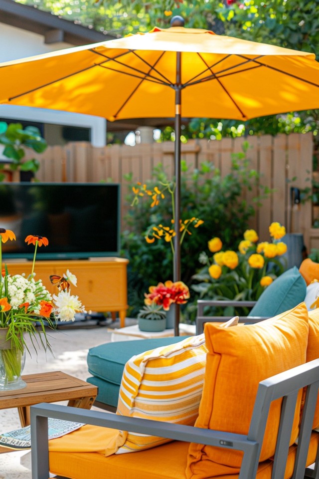 Outdoor Patio Ideas with TV: Stylish Designs