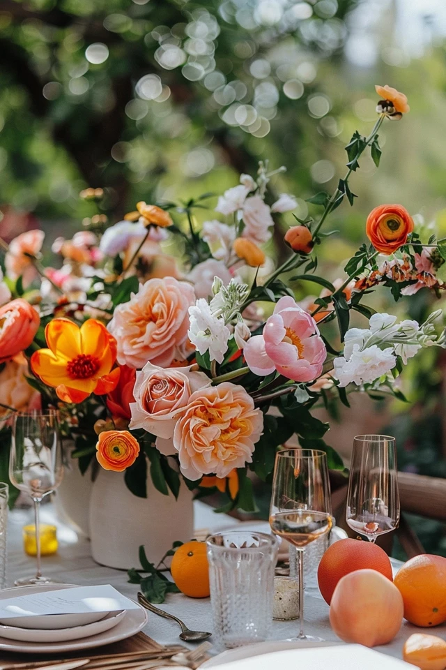 Modern Brunch Table Styling: Chic Place Settings and Unique Design Ideas.