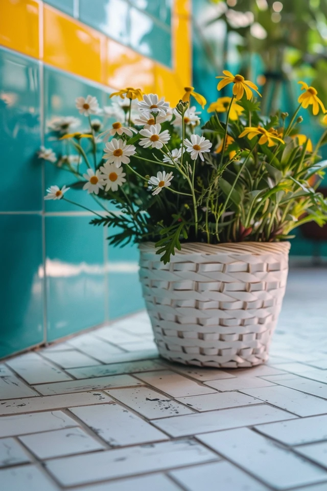 Basket Weave Tile Patterns for the Kitchen
