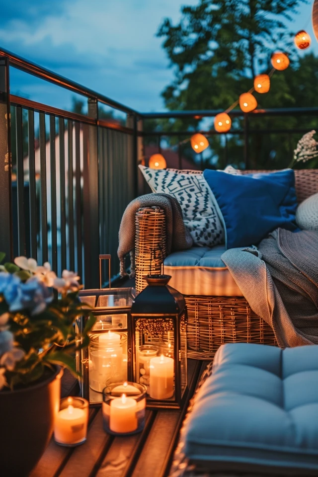Decorate Your Outdoor Space with Candles and Lanterns