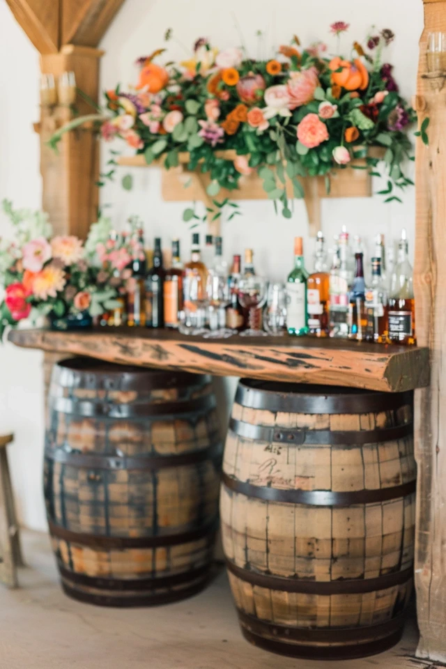 Repurposing Whiskey Barrels for Unique Decor