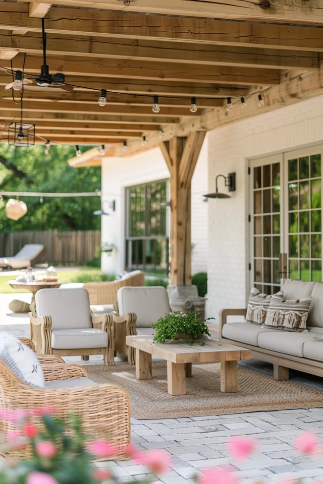 Modern Farmhouse Patio Ideas for Stylish Outdoor Spaces