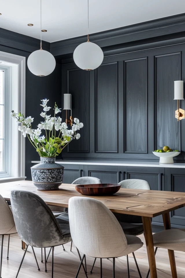 Eclectic Gallery Wall for a Unique Dining Room Display