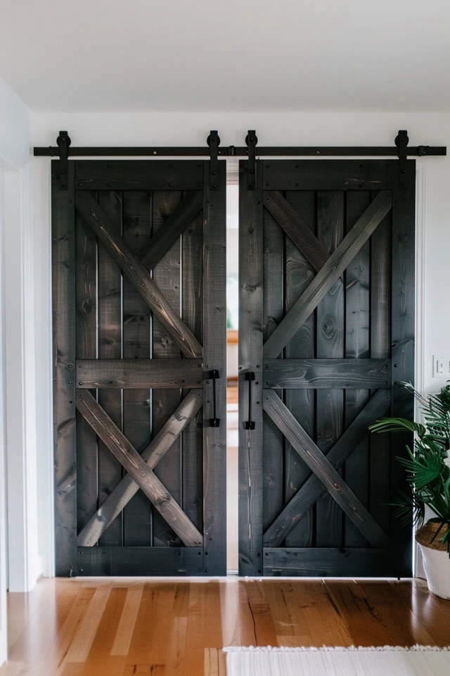 Farmhouse Charm with Half-Panel Designs