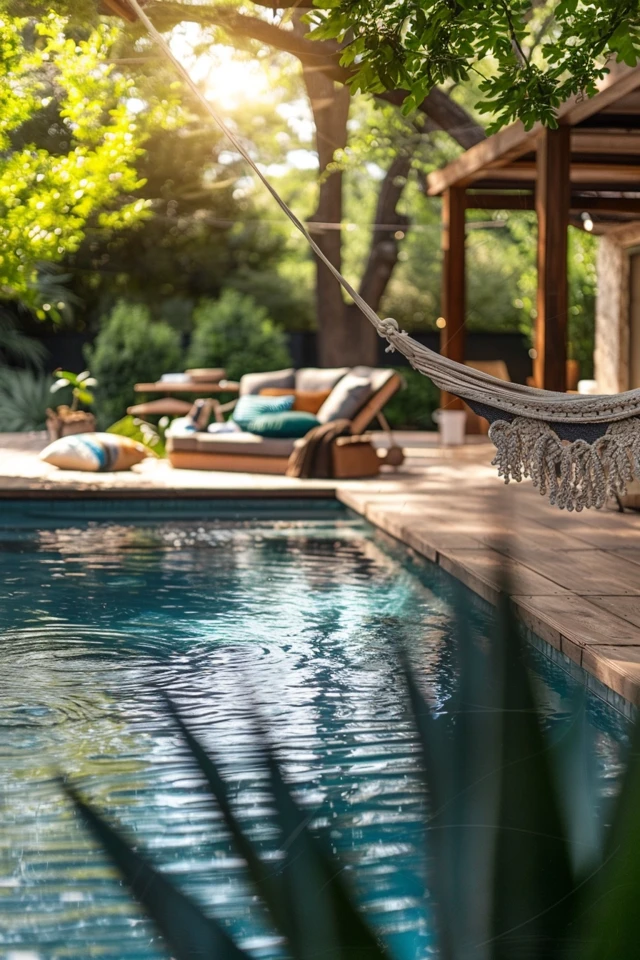 Inviting Wood Pool Deck Ideas for Your Backyard