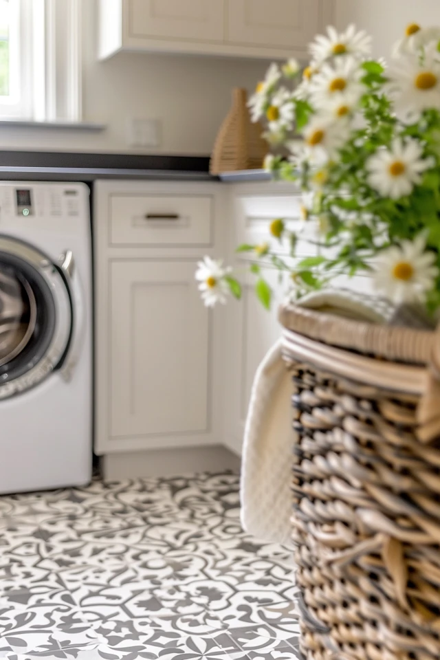 Industrial and Modern Concrete Floors for Laundry Rooms