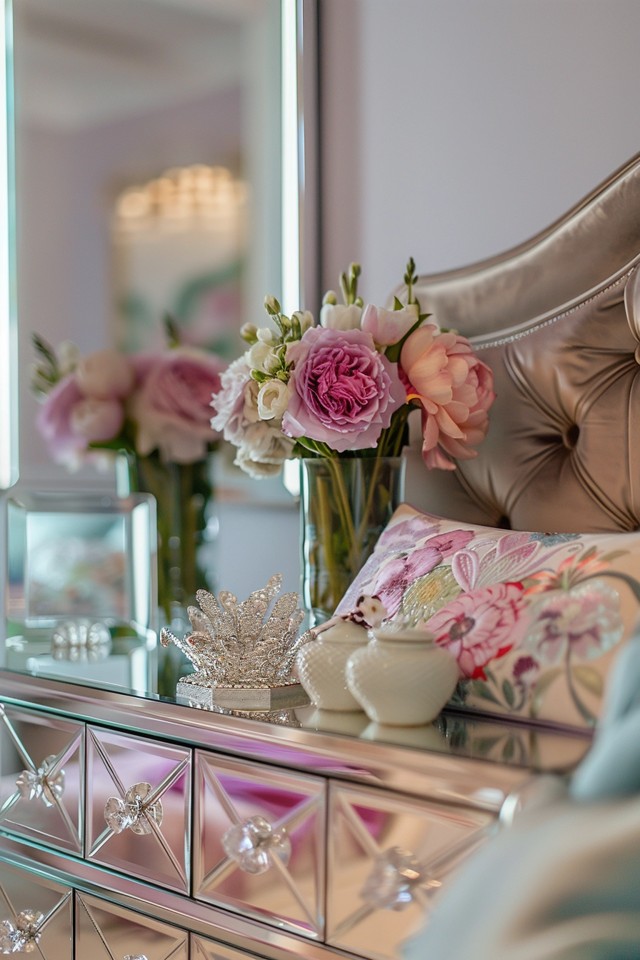 The New Yorker Glamorous Mirror Chest of Drawers Elegance