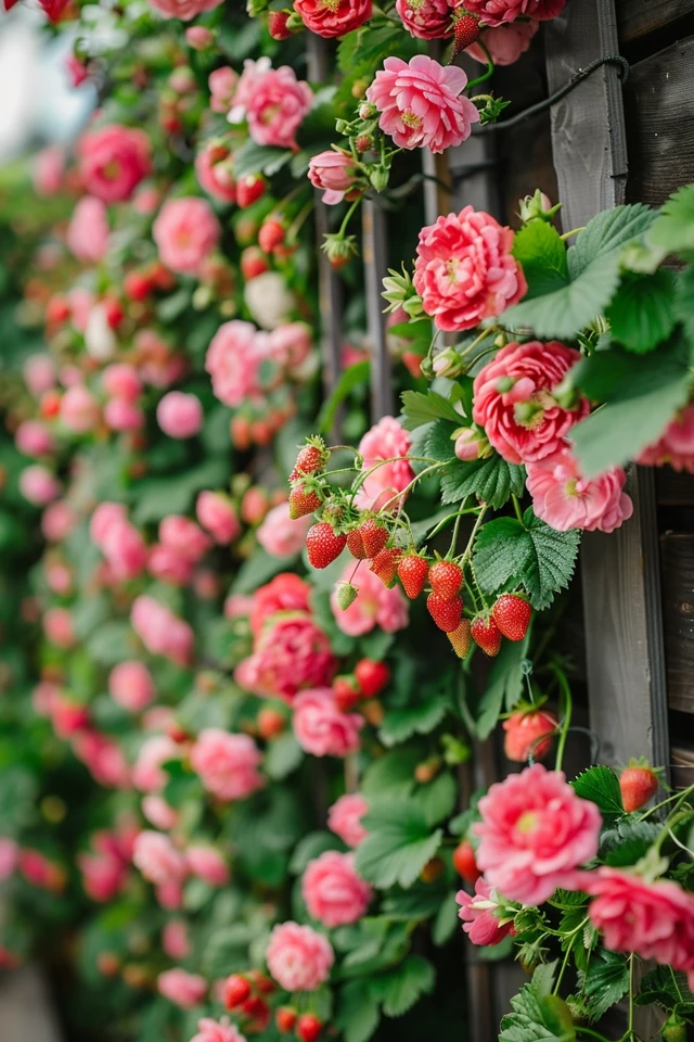 Wire Trellis with Twine Supports