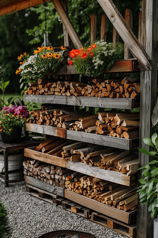 Stylish and Functional Firewood Storage Solutions