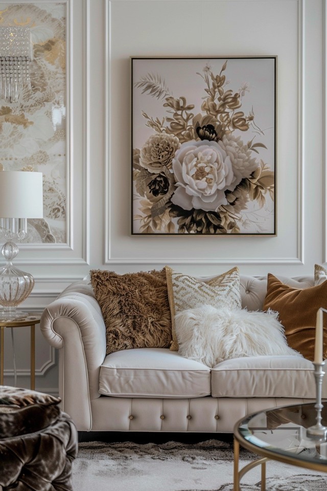 Elevate Your Space with Modern Glam Wall Art