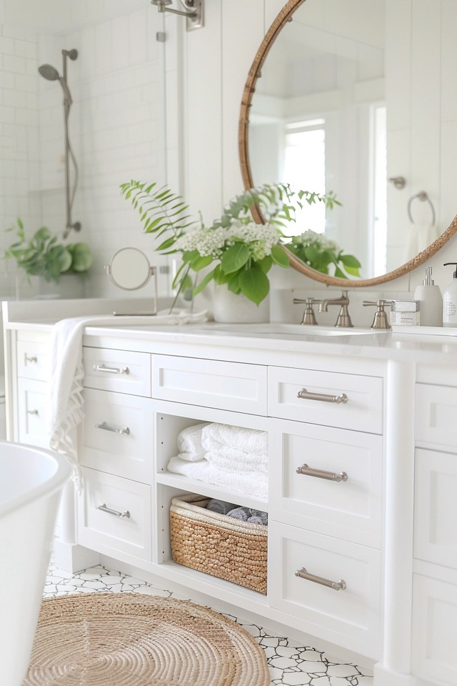 Farmhouse Bathroom Colors and Finishes