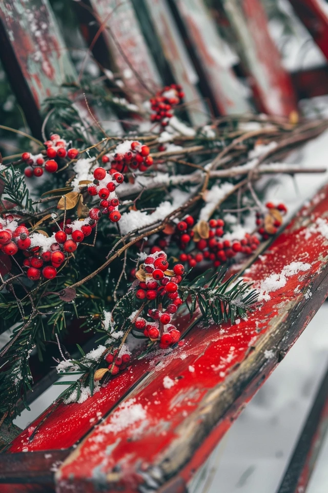 Creating the Vintage Sled Christmas Sign