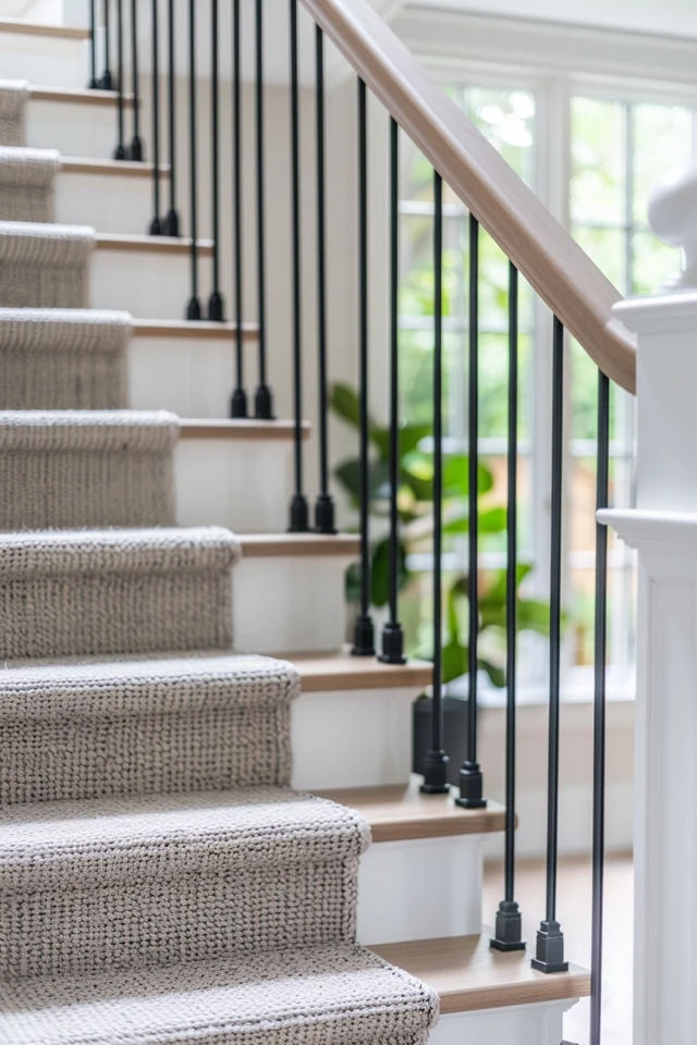 Rustic and Contemporary Farmhouse Staircase Designs
